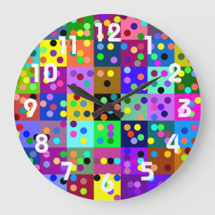 Confetti Wall Clock