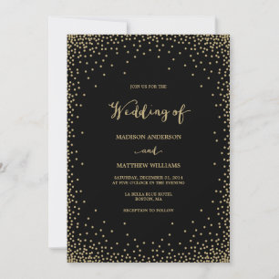 Confetti   Wedding Invitation