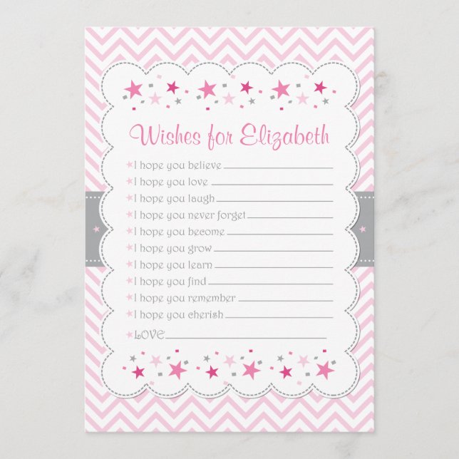 Confetti Wishes for Baby Card (Front)