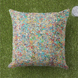 Confetti's 20 x 20 Outdoor Throw Pillow