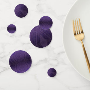 Confettis Acceptation Médaillons de méditation violette