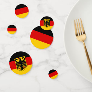 Confettis Allemagne Confetti, parti, drapeau allemand