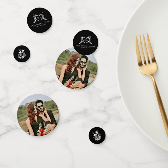 Confettis Amateurs jusqu'à la mort Skeletons & Mariage Rose (Groupe)