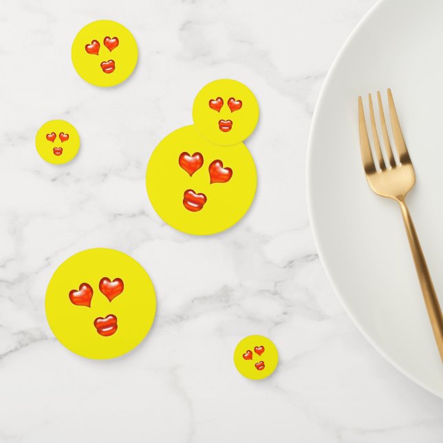 Confettis Amour Emoji (Groupe)