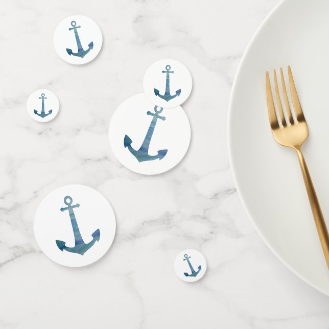 Confettis Ancre bleue (Groupe)