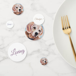 Confettis Anniversaire du beagle Puppy