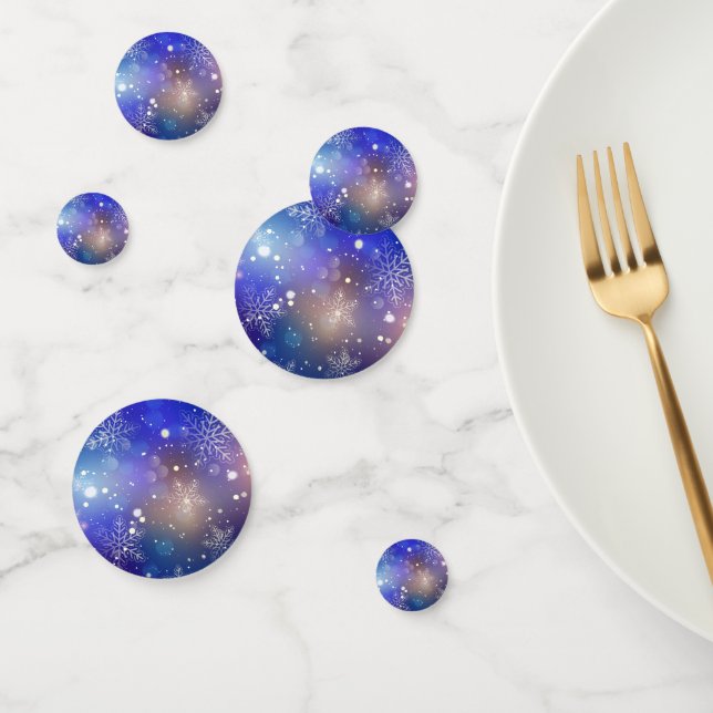 Confettis Arrière - plan de flocon de neige brillant de Noël (Groupe)