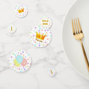 Confettis Baby Birthday Party & Multicolored Stars