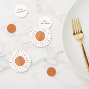 Confettis Baby shower Boho Sun