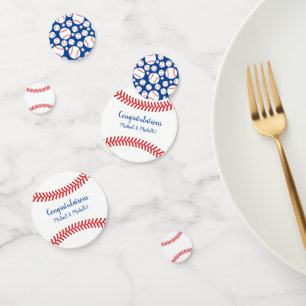 Confettis Baby shower de baseball Little Slugger
