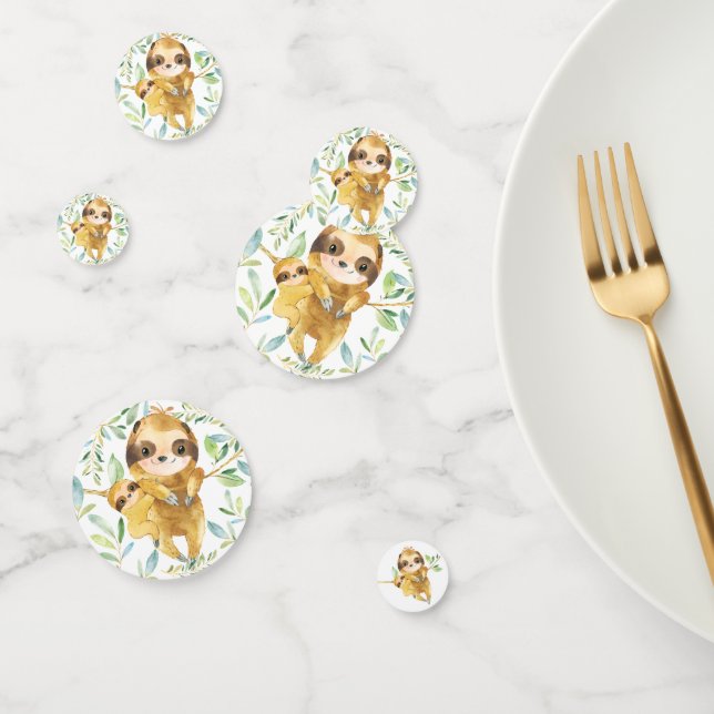 Confettis Baby shower de fentes adorable (Groupe)