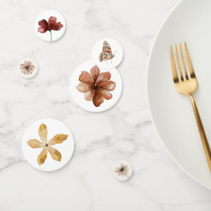 Confettis Baby shower Fleur sauvage Boho Fall