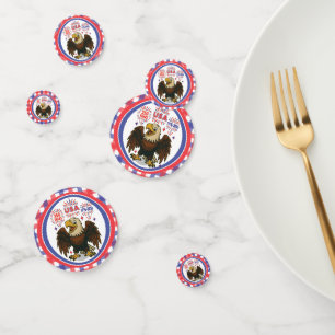 Confettis Bald Eagle avec Fireworks - USA 250 ans 1776-2026