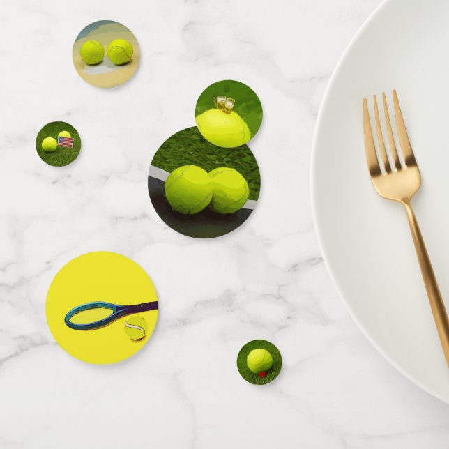 Confettis Balle de tennis (Groupe)