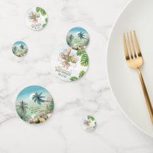 Bois Animaux Jungle Baby shower de verdure