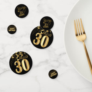 Confettis Bonjour 30e anniversaire