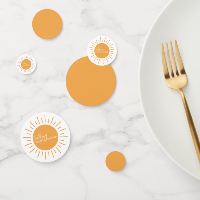 Confettis Bonjour Sunshine Boho Sunshine Genre Neutre (Groupe)