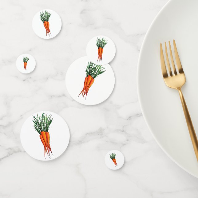 Confettis Bunch de carottes Orange Vegetable Veggie Garden (Groupe)
