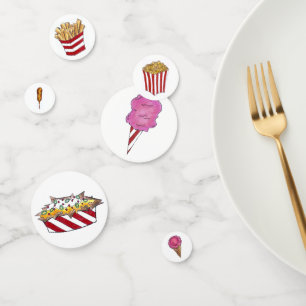 Confettis Carnival Nacho Coton Bonbon Popcorn Glace