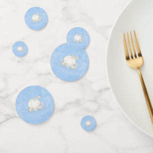 Confettis Cendrillon Carrosse Bleu & Or Conte de Fées