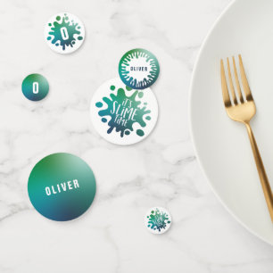 Confettis C'est la fête d'anniversaire de l'arc-en-ciel en t