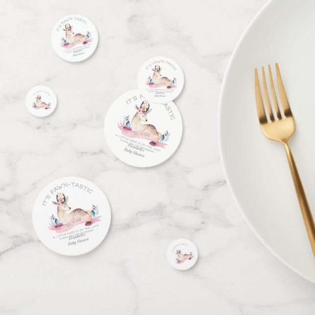 Confettis C'est un Baby shower mignon de bois de la Fille Fa (Groupe)
