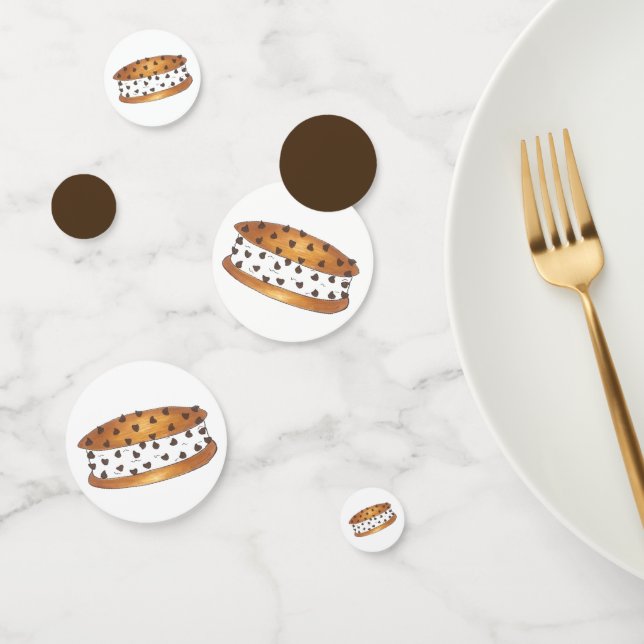 Confettis Chipwich Chocolat Chip Cookie Sandwich à la crème  (Groupe)