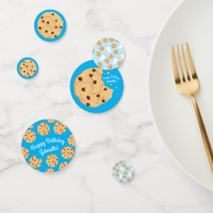 Confettis Chocolat Chip Cookie Enfants 1er Anniversaire Part