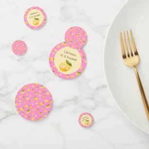 Confettis Citron sucré Un 1er anniversaire
