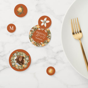 Confettis Citrus, décoration de la douche à nage de fleurs d