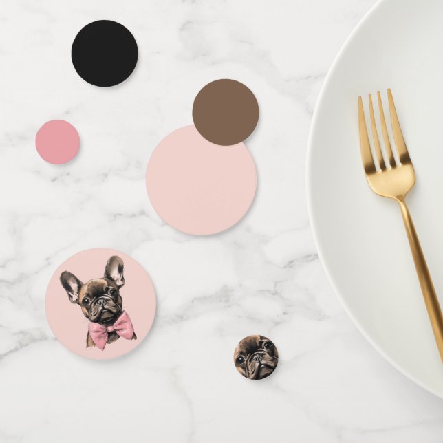 Confettis Coquette Frenchie (Groupe)