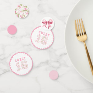 Confettis Coquette rose sucré 16 Université
