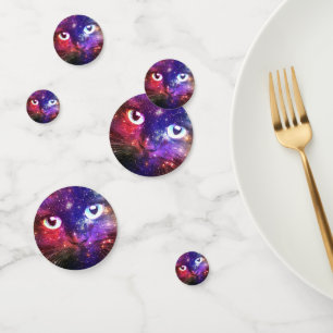 Confettis Couleur éclater Galaxy Chat