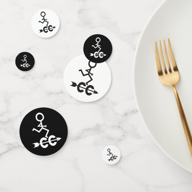 Confettis Coureur de cross-country © (Groupe)