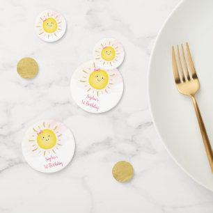 Confettis Cuisine Sunshine Rose & Or Anniversaire