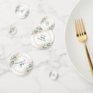 Confettis de Fête de Mariage à l'Aquarelle de Verd