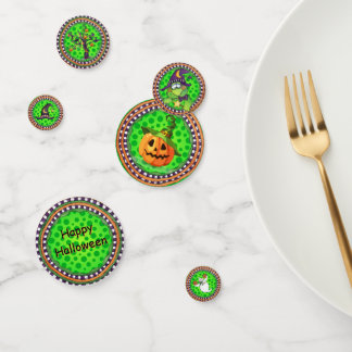 Confettis de table amusants pour Halloween