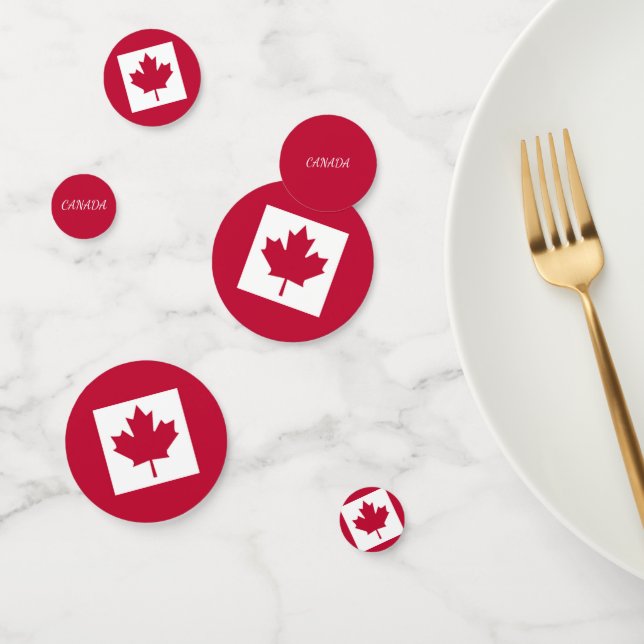Confettis de table Canada (Groupe)