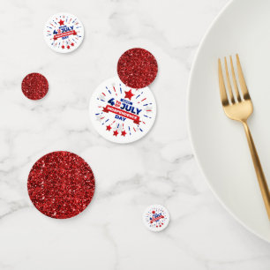 Confettis de table du 14 juillet