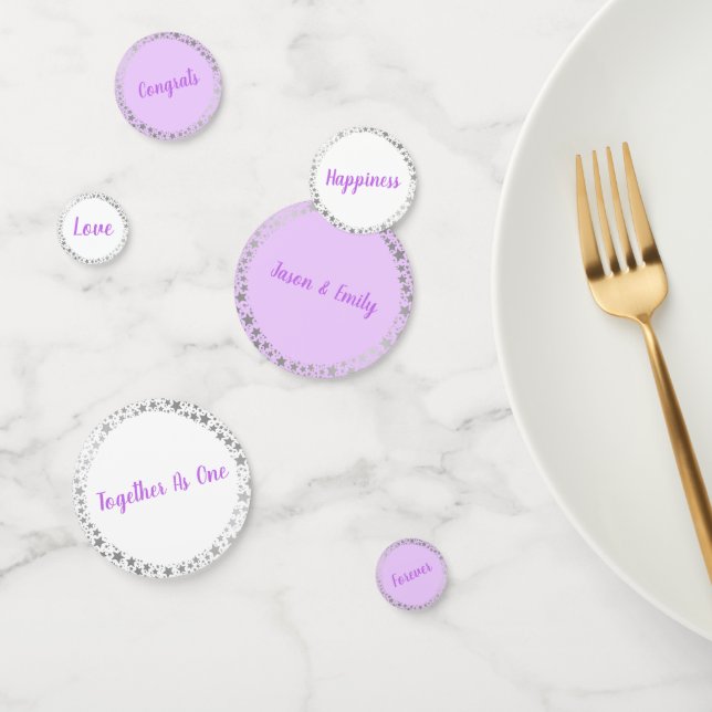 Confettis de table-Mariage (Groupe)