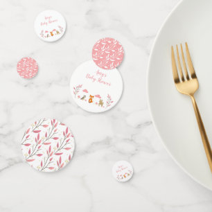 Confettis de Tableau de baby shower d'animaux de