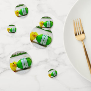 Confettis Décor de Pâques - OEuf de Pâques et poussin