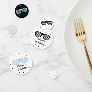 Confettis Deux Lunettes de soleil Cool garçon Anniversaire