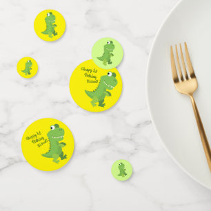Confettis Dinosaur T-rex Enfants 1er anniversaire Dino Party