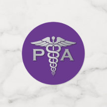Diplôme d'Assistant de Médecin AM Violet Argent