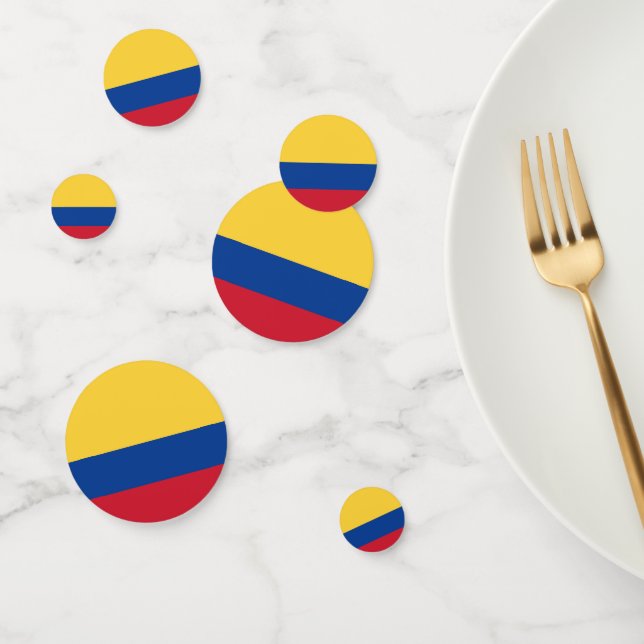 Confettis Drapeau de Colombie (Groupe)