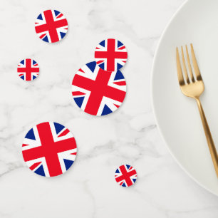 Confettis Drapeau Union Jack du Royaume-Uni