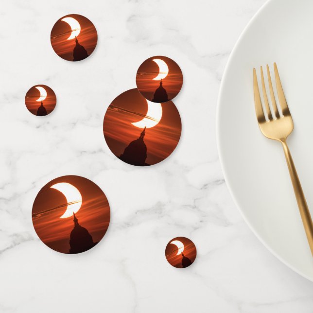 Confettis Éclipse solaire 2021 (Groupe)