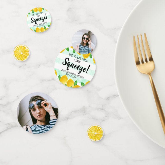 Confettis Elle a trouvé sa grande squeeze Lemon Bridal Showe (Groupe)