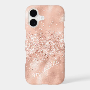 Confettis en feuille de corail rose Glam